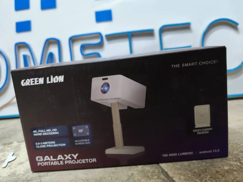 Green Lion GALAXY  Portable Projector GNGX4K5PROWH