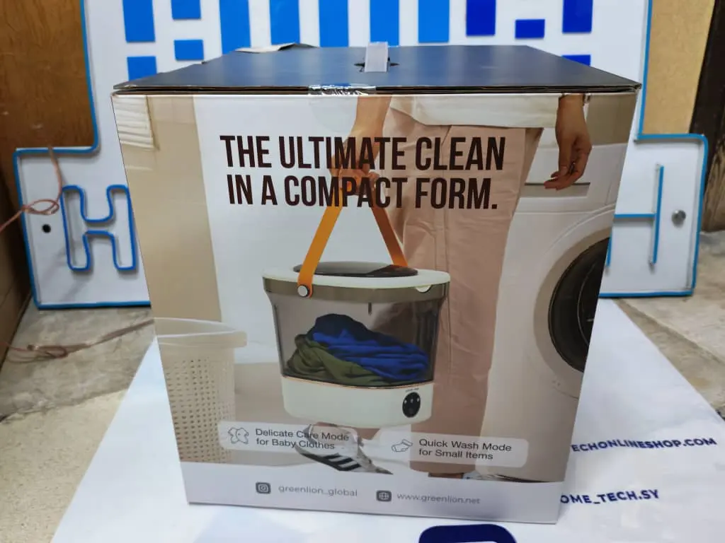 Green Lion Portable  12L Washing Machine gnmiwash12lwh