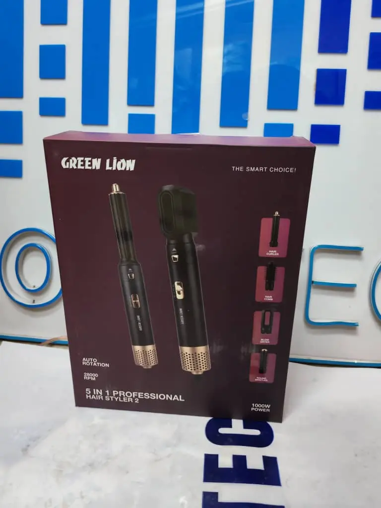 Green Lion 5 in 1 Professional Hair Styler 2 - Black gnhrstlrstbk