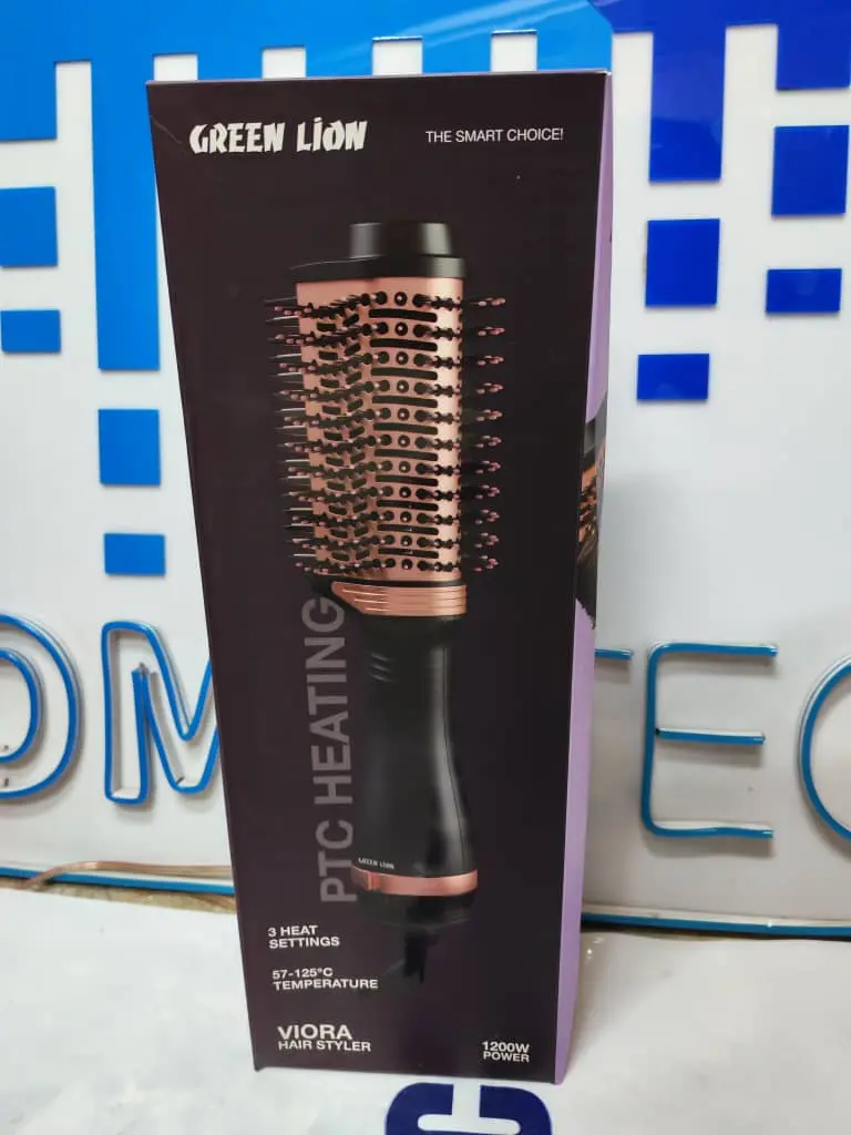 Green Lion Viora Hair Styler 1200W - Black gnviorahsbk