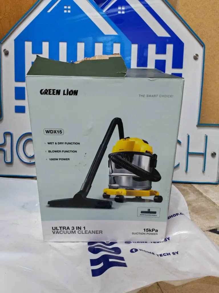 Green Lion Ultra 3 In 1 Vacuum Cleaner 12L 1000W - Yellow gn3n1vc12yl