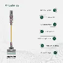 Green Lion GV-450 Cordless Vacuum Cleaner - Gray & Gold.webp