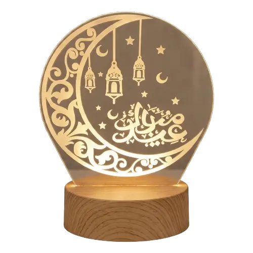 3D Islamic Design Led Night Light 6-5