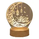 3D Islamic Design Led Night Light 6-5