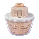 Draining Basket for Salad and Vegetable Drying -Pink