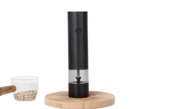 Rechargeable salt and pepper grinder