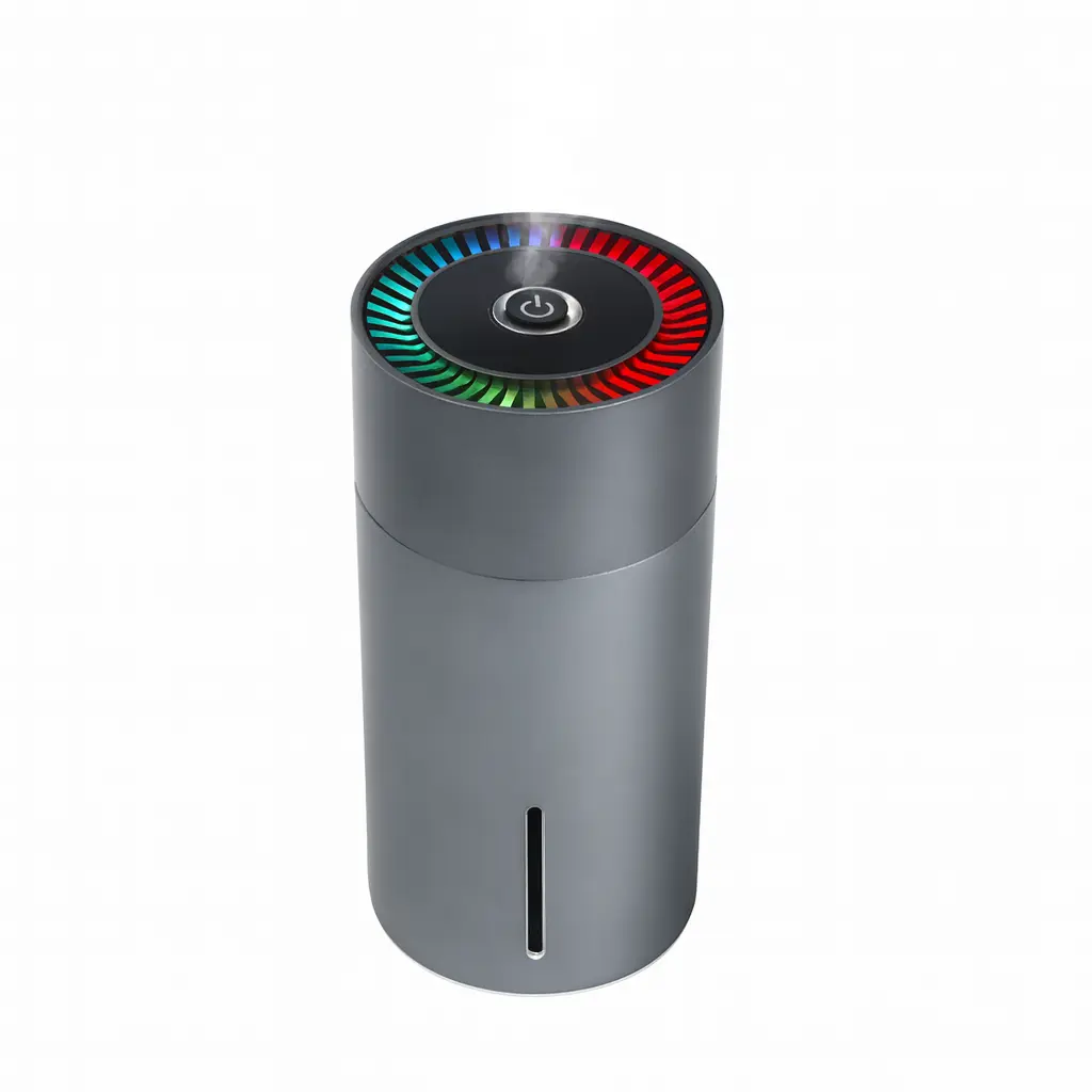 Portable Cup Humidifier with Multi-Color LED Light