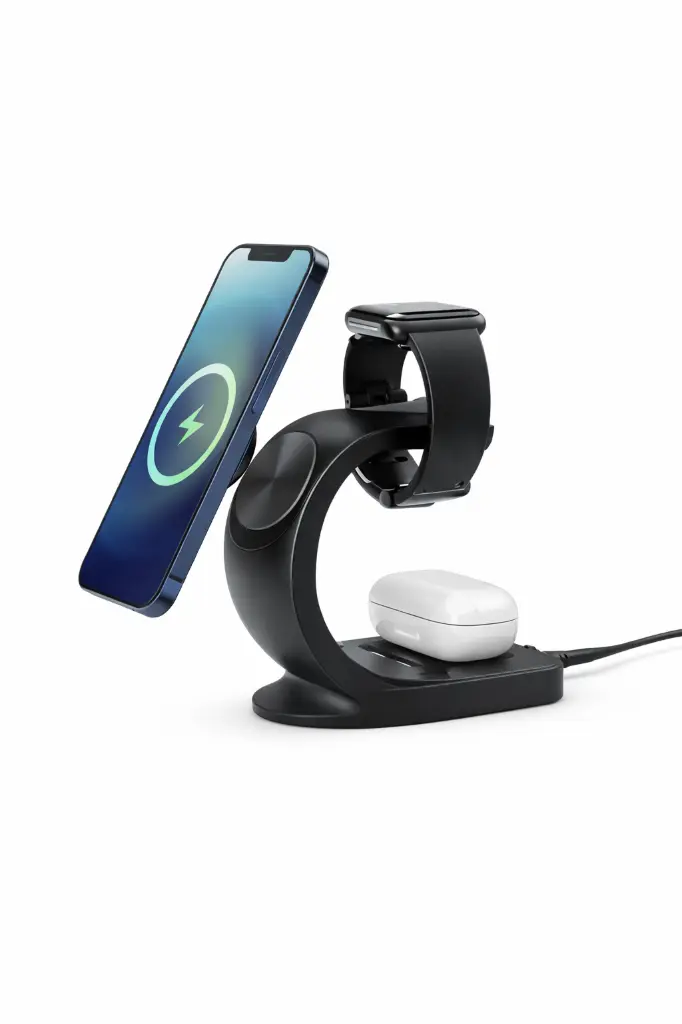 3 in 1 Wireless Charging Base MD-WXC004