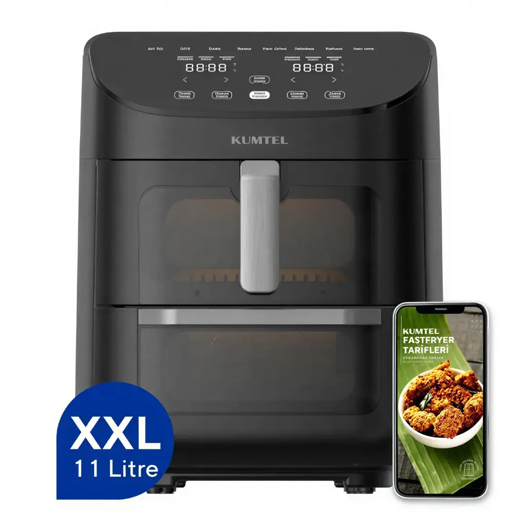 Kumtel 2 in 1 air fryer and oven 11L  haf-11