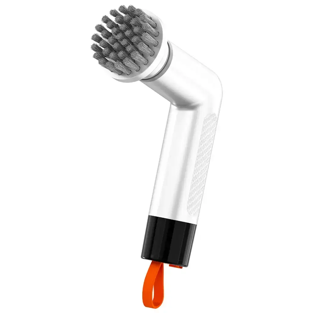 Porodo Lifestyle Mini Spin 10W Mini Electric Cleaning Brush with 5 heads- White pds3cbwh