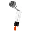Porodo Lifestyle Mini Spin 10W - فرشاة تنظيف كهربائية صغيرة مع 5 رؤوس - أبيض pds3cbwh