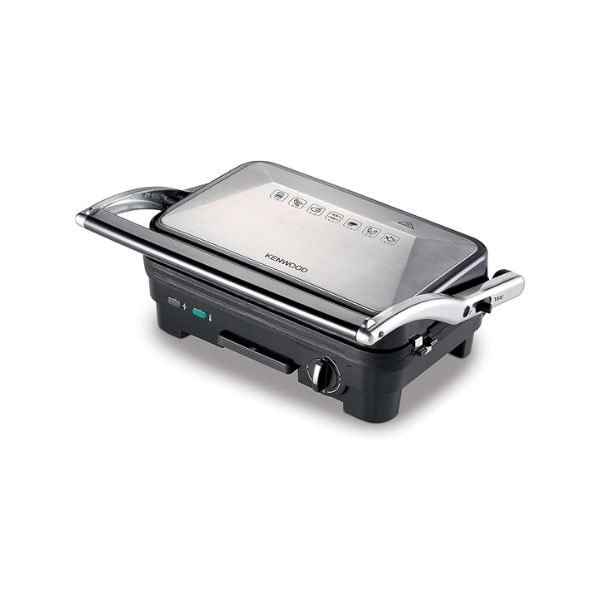 Kenwood Stainless Steel Electric Grill – Healthy Chef and Functional Manager Function - HGM50.000SI 1800 WATT