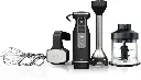 خلاط يدوي نينجا فودي 3 في 1، خلاط يدوي ومفرمة، محضر طعام مع 3 ملحقات CI100UK