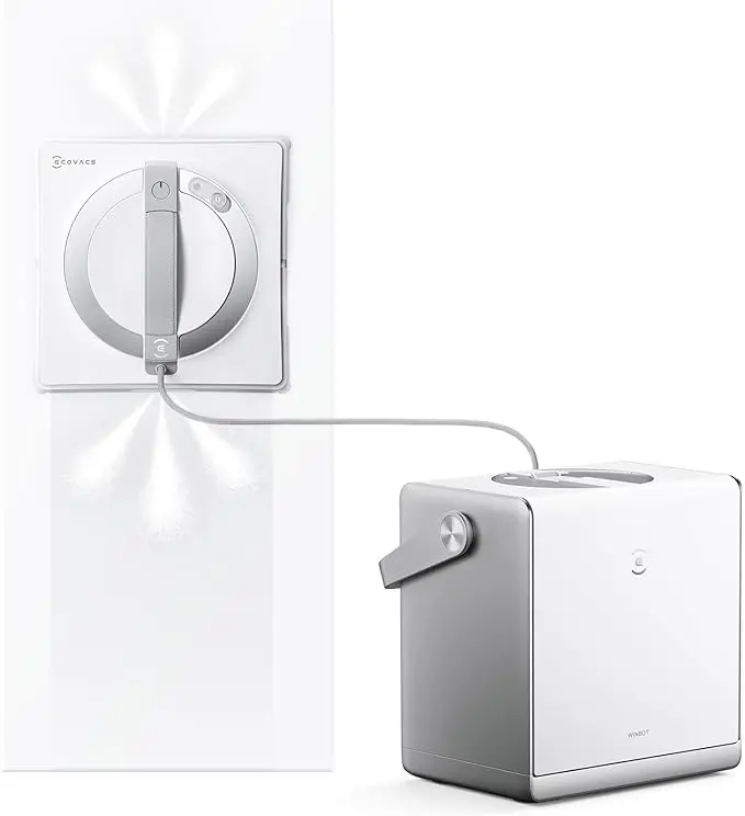 ECOVACS WINBOT Win 2 Omni Robot Window Cleaner with Station White - OPEN BOX
