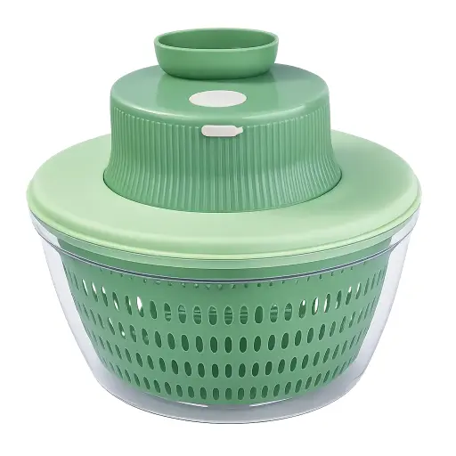 [XY-222- G] Draining Basket and chopper for Salad and Vegetable Drying -Green XY-222- G