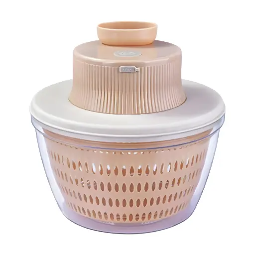 [XY-222- P] Draining Basket for Salad and Vegetable Drying -Pink