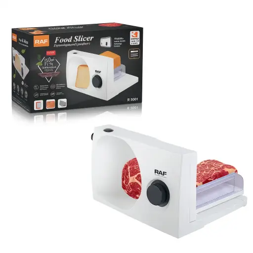 [R.8801] Raf Home Electric Meat Slicer