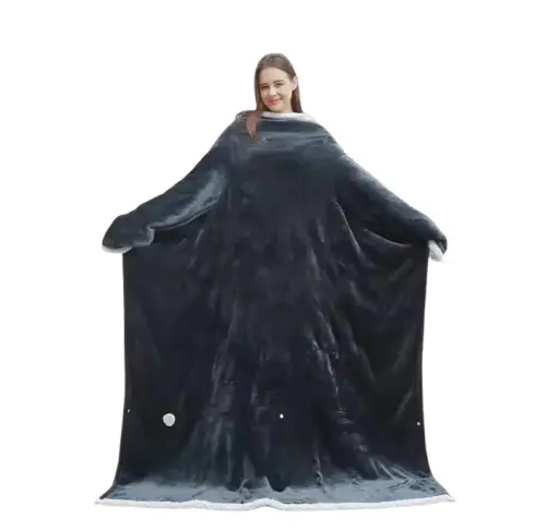 [127X177] Electric Blanket With Sleeves 127X177 With Foot Pocket