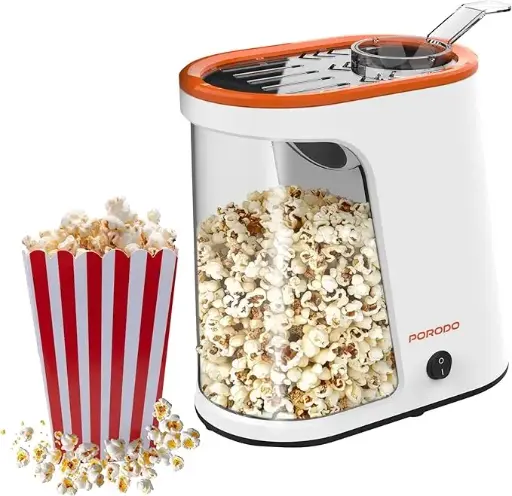 [PDLFST061WHOG] Porodo Lifetsyle 1200W Detachable Tank Popcorn Maker PDLFST061WHOG