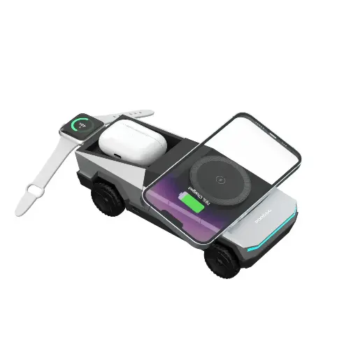 [PDMRCTWCGY] Porodo Cyber Dock Wireless Charger 