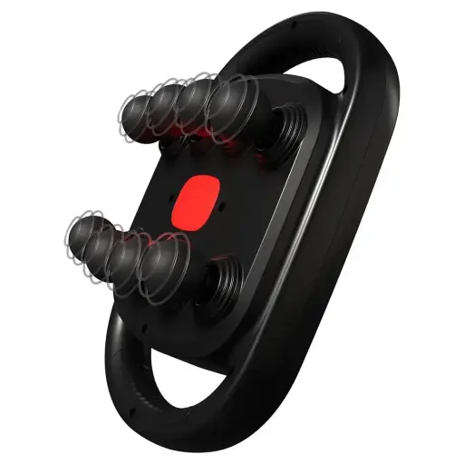 [PDLFST191BK] Porodo Power Pulse With 8 massage heads Type-C USB charge cable 1500mAh - Black pdlfst191bk