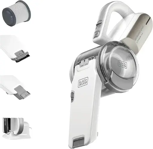 [PV1420-B5] Black & Decker 14.4V 2.0Ah Cordless dustbuster pivot Hand Vacuum With Charging Base  pv1420