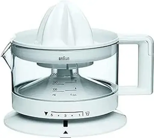 [CJ3000WH] Braun Electric Citrus Press CJ3000WH, Bowl 350 ml, 20 W