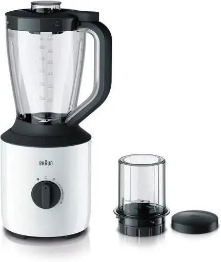 [JB3115WH] خلاط براون الكهربائي، 800 واط، سعة 2 لتر، JB3115WH