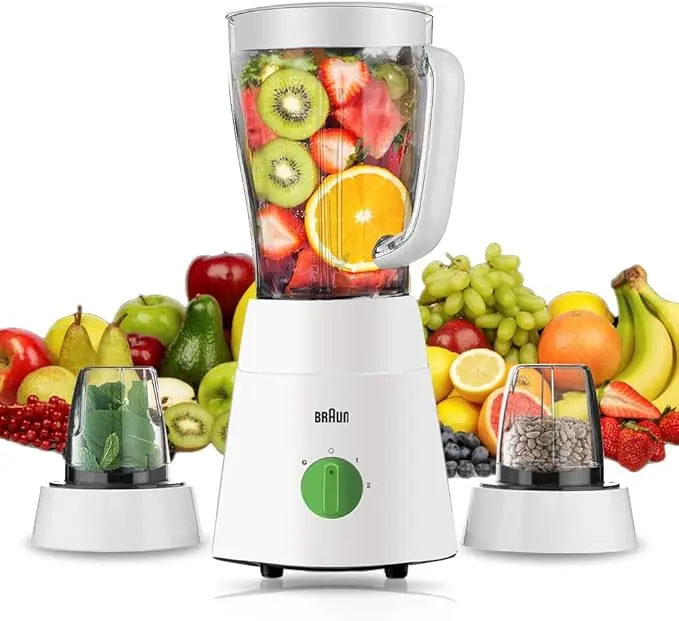 Braun Blender 3 in 1, 500W, 1.75L JB0123WH
