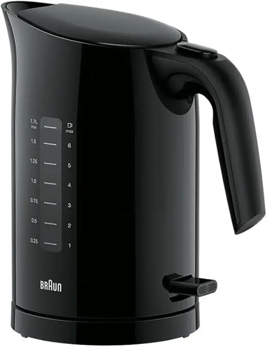 Braun Household WK 3100 BK Kettle  1.7 Litre Capacity 2200 W