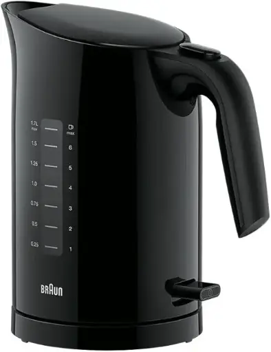 [WK3100BK] Braun Household WK 3100 BK Kettle  1.7 Litre Capacity 2200 W