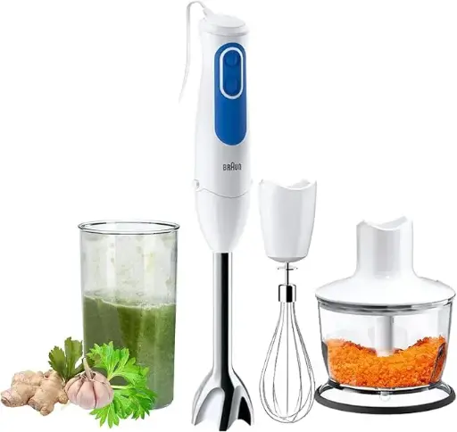 [MQ3035WH] خلاط براون mq3035wh ذو الذراع المعدني، بقوة 700 واط