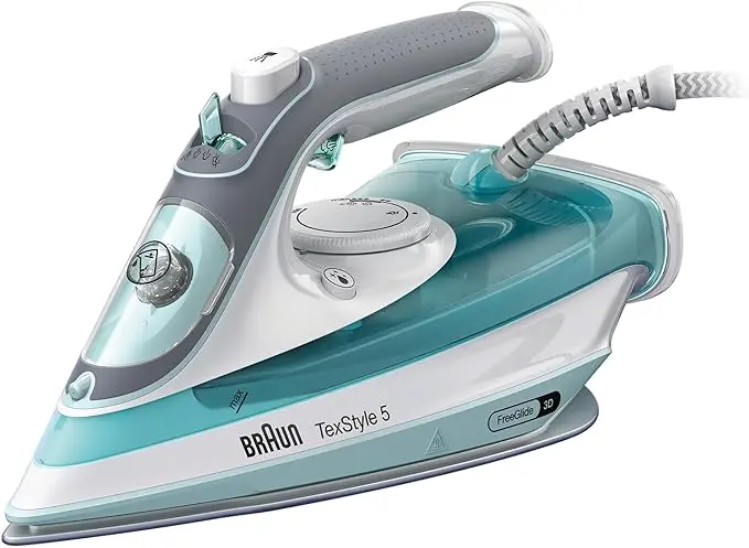 Braun TexStyle 5 Steam Iron, FreeGlide 3D Technology, 2700 Watts