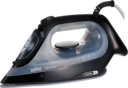 [SI3055BK] Braun TeXStyle Steam Iron, Black, Si 3055 Bk 2400 watt