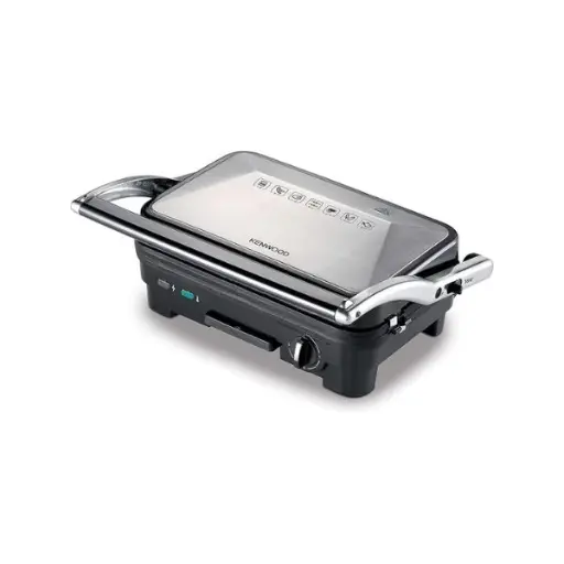 [HGM 50.000 SI] Kenwood Stainless Steel Electric Grill – Healthy Chef and Functional Manager Function - HGM50.000SI 1800 WATT