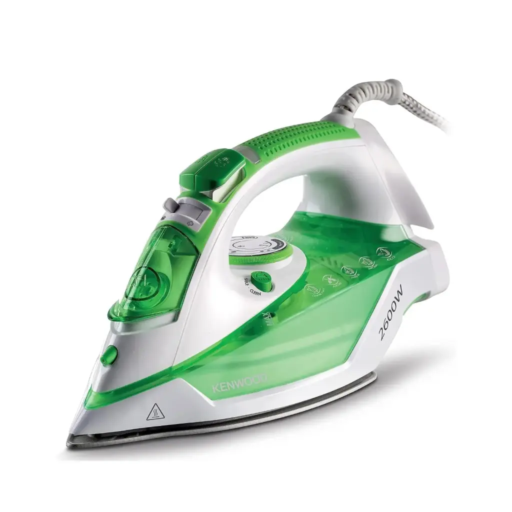 Kenwood Steam Iron – Ceramic Soleplate – Anti-calc Self-Cleaning – 2600W STP 70,000W