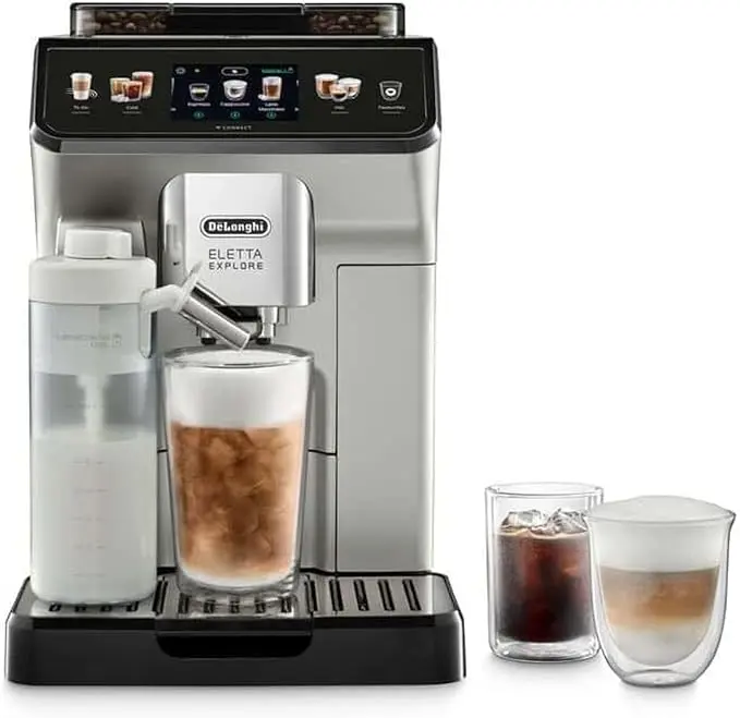 De'Longhi Eletta Explore Cold Brew ECAM450.65.S, Barista Coffee Machine  1450 watt