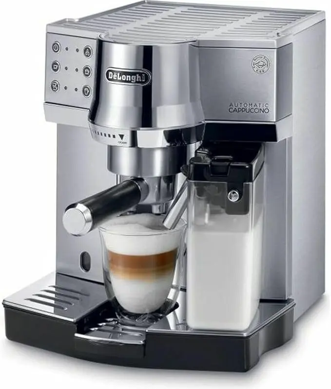 De'Longhi Espresso&Cappuccino Coffee Machine Silver Colour EC850  1450 watt