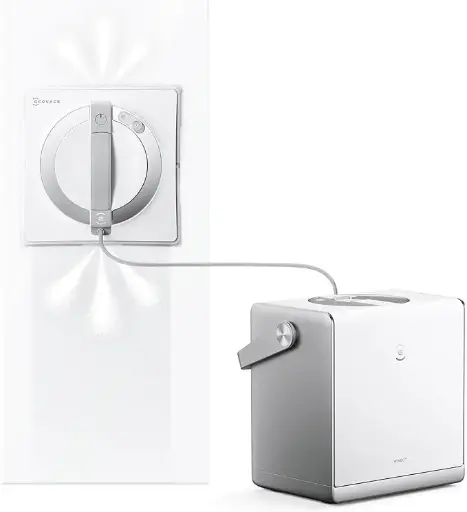 [WIN 2 OMNI W-O/B] ECOVACS WINBOT Win 2 Omni Robot Window Cleaner with Station White - OPEN BOX