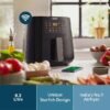 ⁦مقلاة هوائية رقمية سعة 6.2 لتر من (PHILIPS) HD9280/90⁩ - الصورة ⁦3⁩