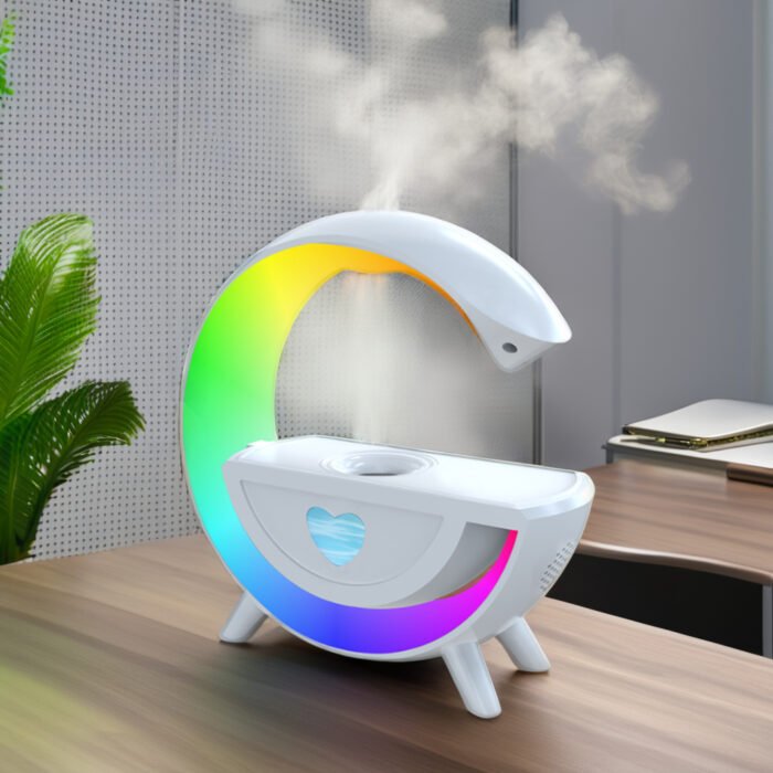 مرطب هواء بتقنية التدفق العكسي مع إضاءة LED ملونة